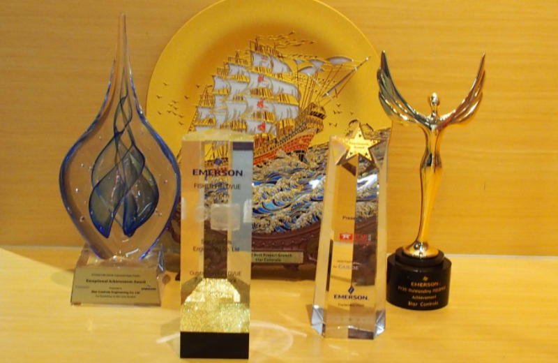 九游在线注册荣获艾默生颁发的五大奖项